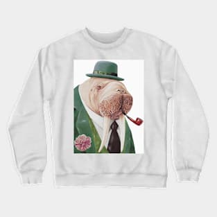 Walrus Green Crewneck Sweatshirt